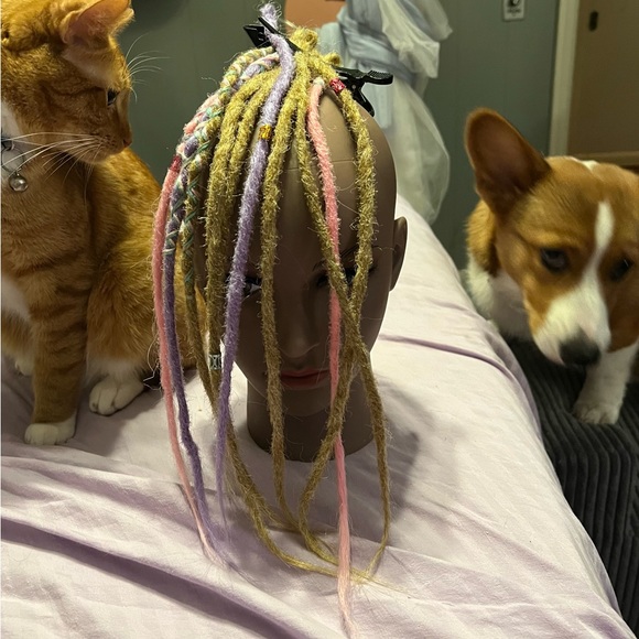 10 synthetic dreads 16 inches in length - Picture 1 of 16